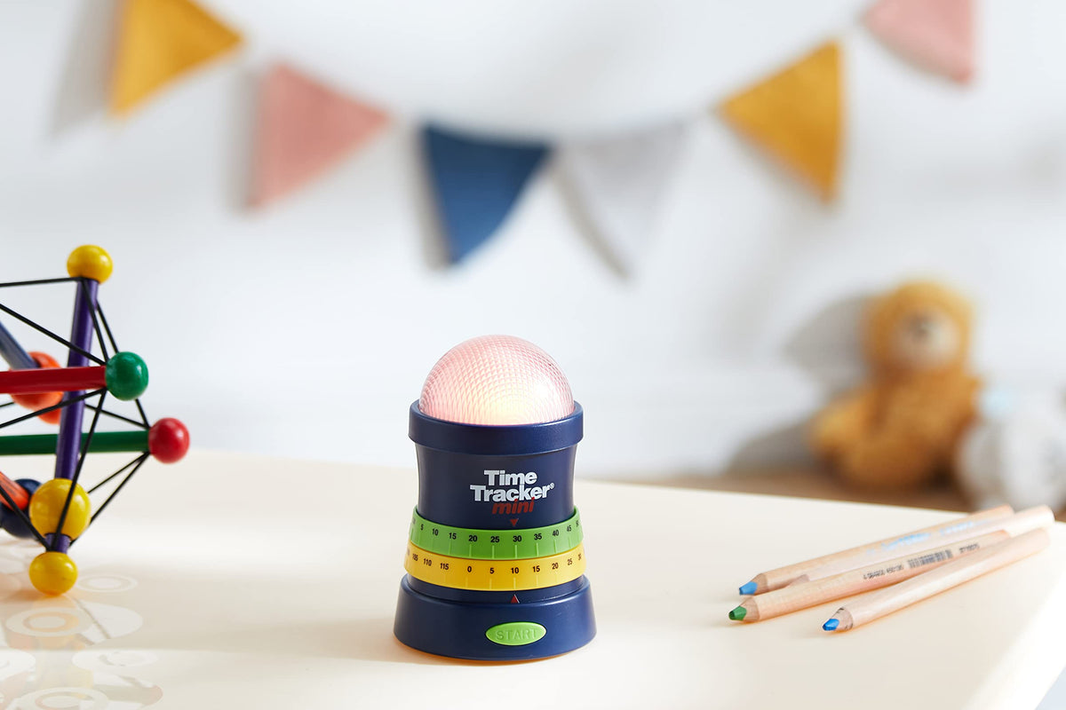 Learning Resources Time Tracker Mini Visual Timer, Classroom Timer, Hand Washing Timer, Auditory and Visual Cue, Ages 3+