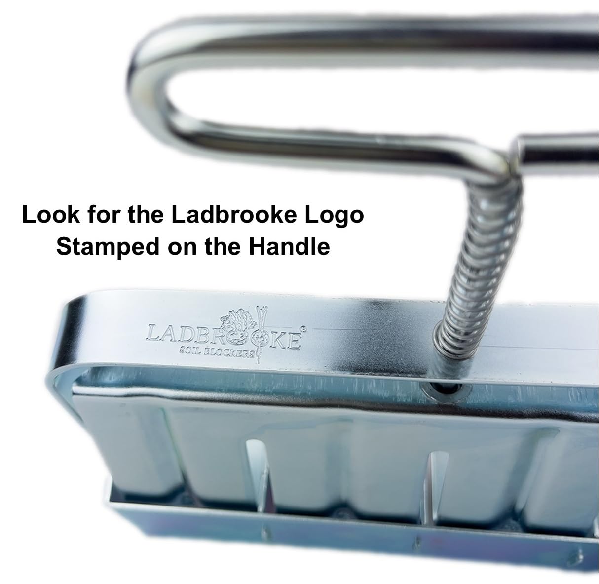 Authentic Ladbrooke Soil Block Maker 5-Pc. Essentials Nesting System Includes Mini 4, Micro 20, Cubic Inserts, 1" Seed Dibbles, and Grow Tweezers, Made in England