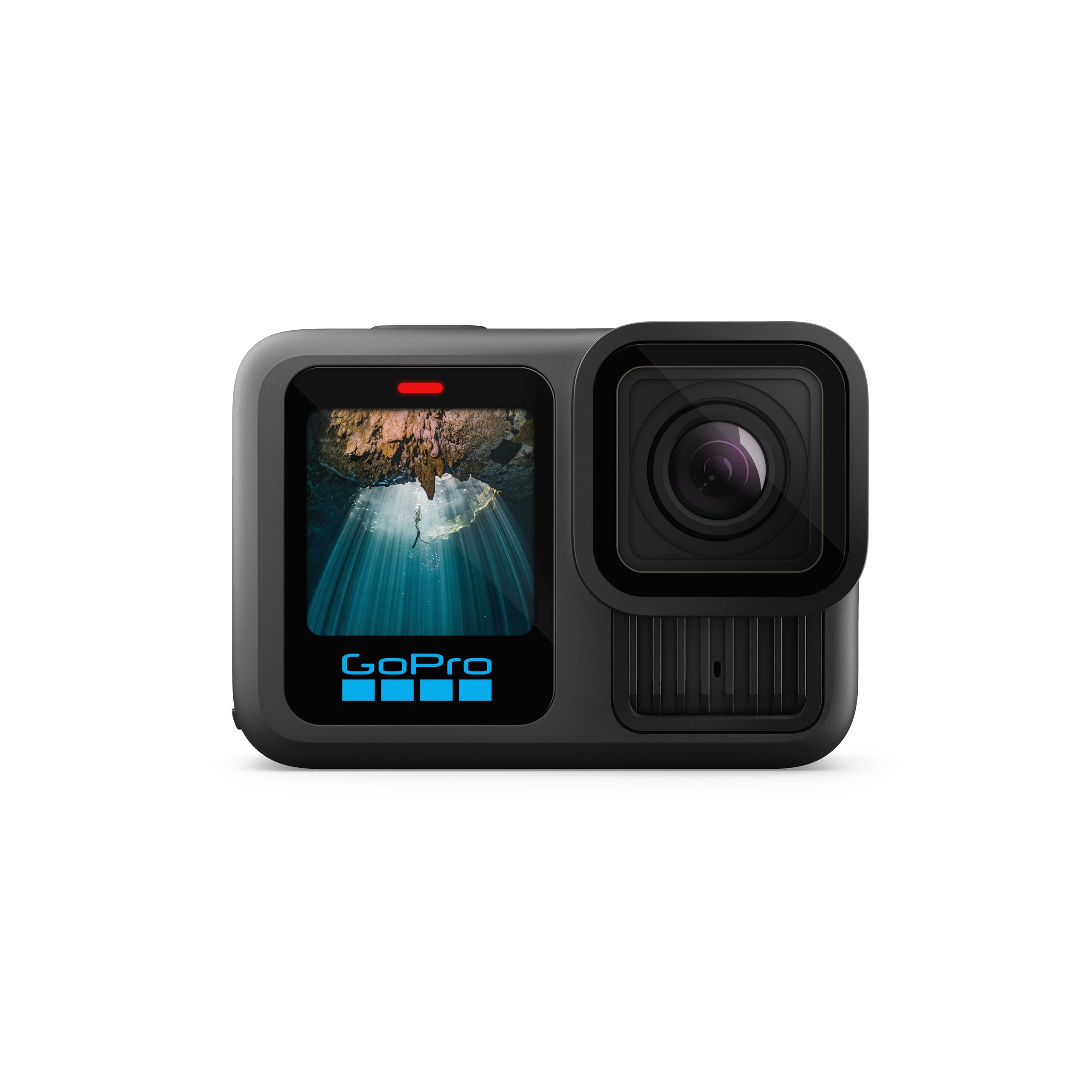 GoPro HERO13 Black Accessory Bundle - Includes The Handler, 2 Enduro Batteries, 2 Curved Adhesive Mounts, 64GB SanDisk MicroSD Card, and Carrying Case