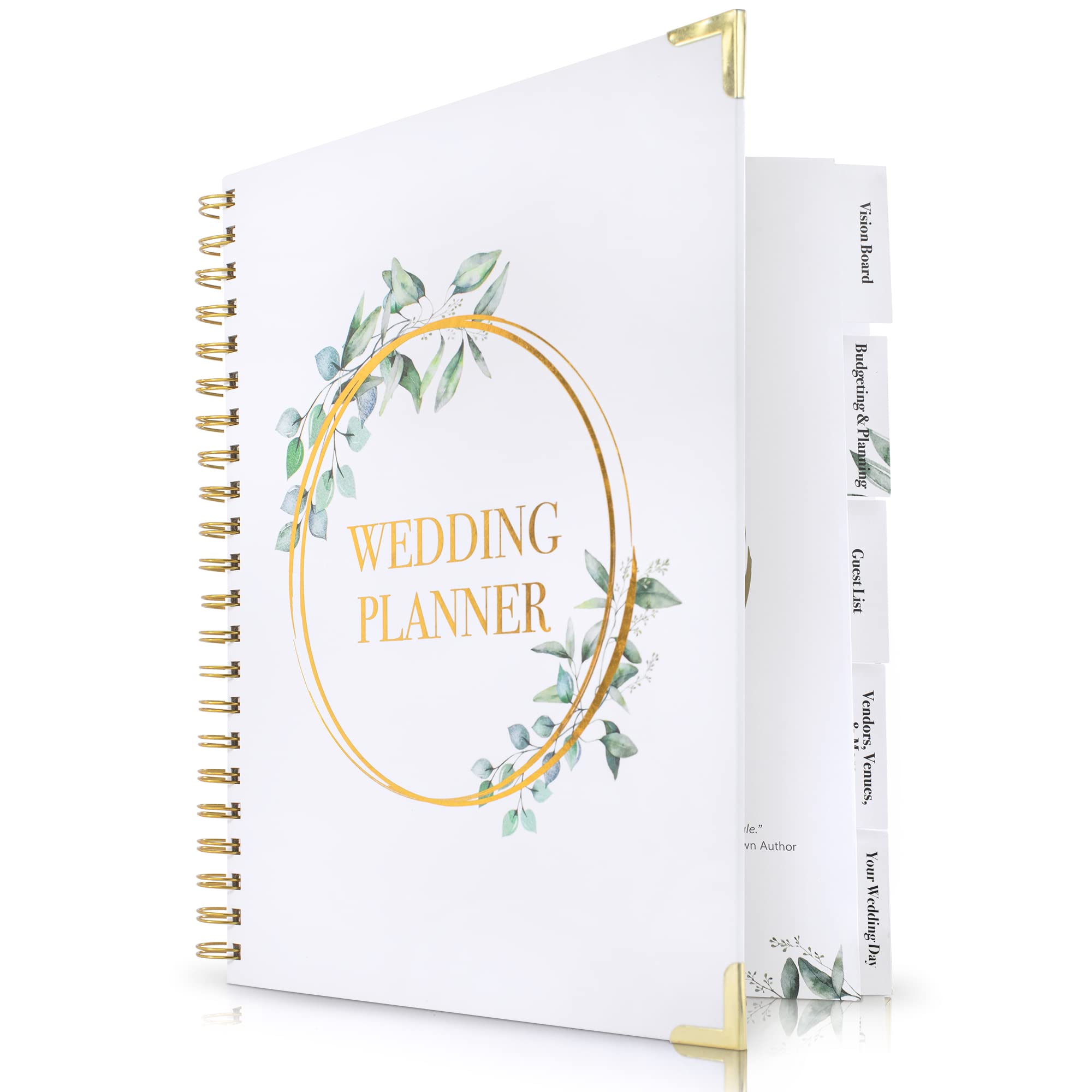 Beautiful Wedding Planner Book and Organizer - Effortlessly Plan Your Perfect Day with Style and Ease - Lovely Engagement Gift for Future Couples / Brides and Grooms