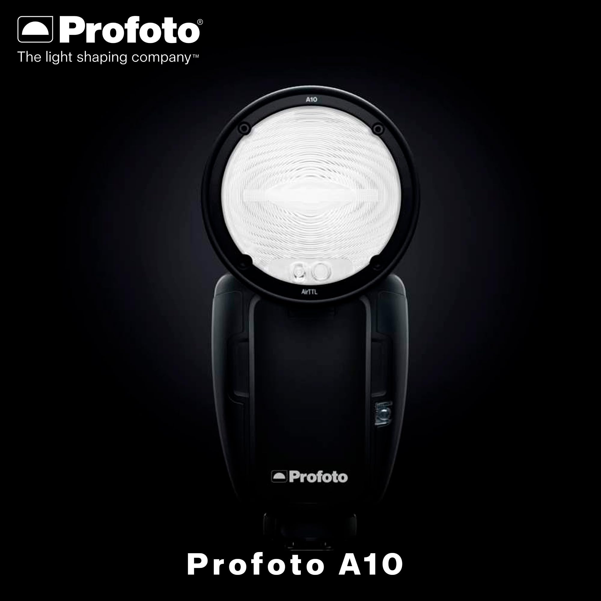 Profoto A10 On-Camera Flash Light for Sony Bundle with Clic Softbox 2.3 Octa, Clic Softgrid 2.3 Octa, Li-Ion Rechargeable Battery, and Collapsible Reflector (5 Items)