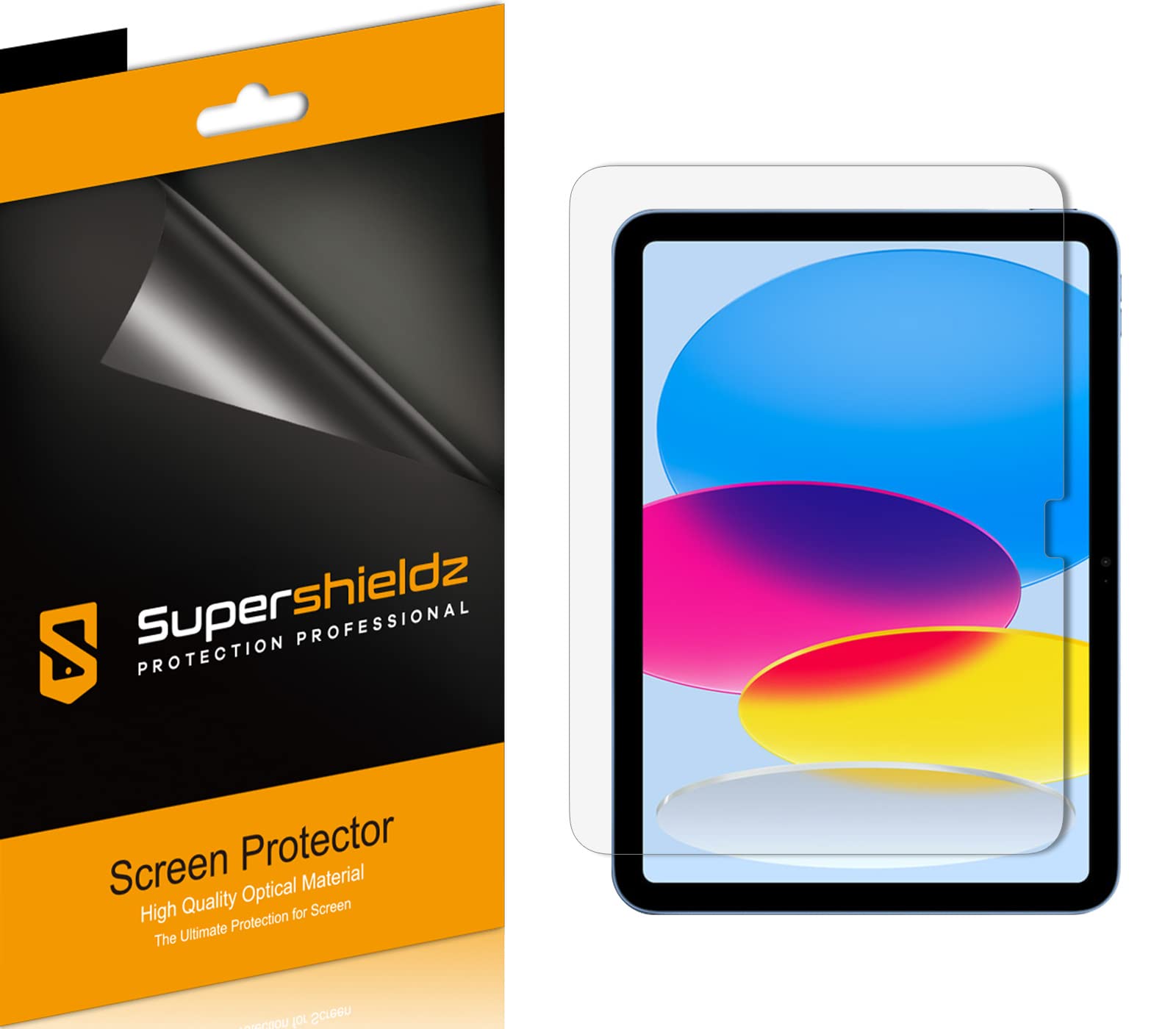 Supershieldz (3 Pack) Designed for iPad 10th Generation 10.9 inch 2022 / iPad (A16) 11 inch 2025 11th Generation Screen Protector, High Definition Clear Shield (PET)