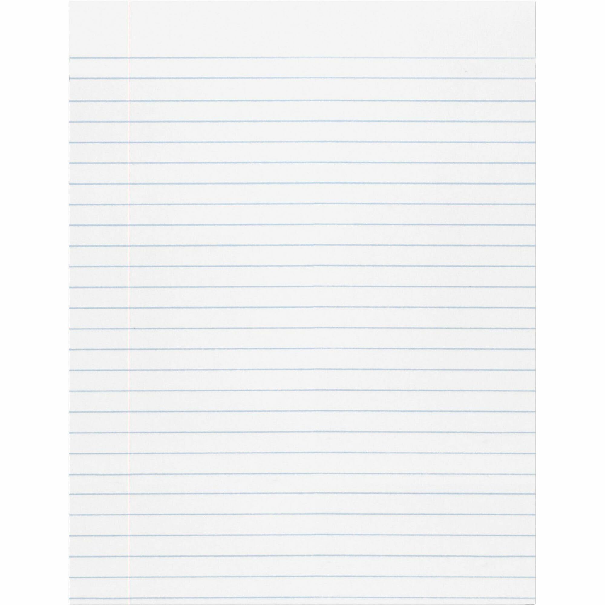 Pacon® Composition Paper, Unpunched, 3/8" Rule, 8 1/2" x 11", White, Pack Of 500 Sheets