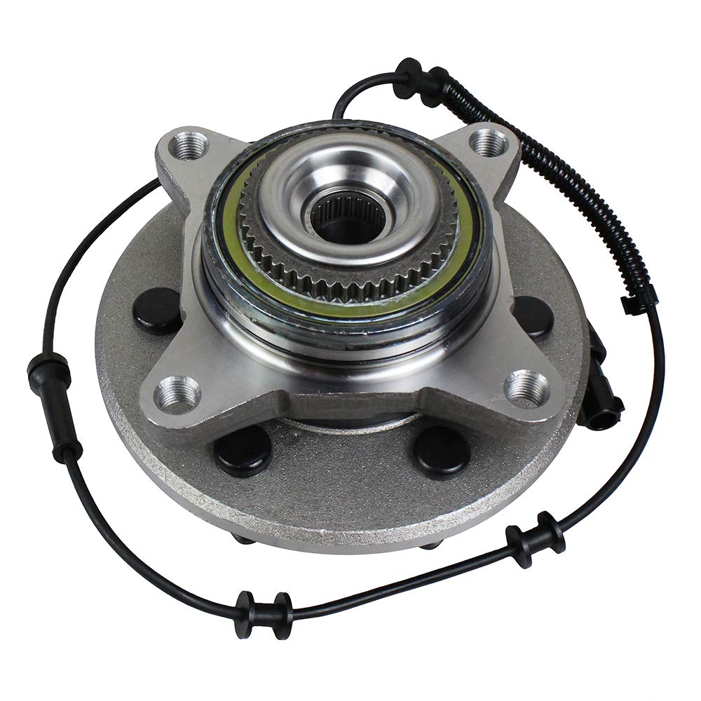Autoround 515046 4WD Front Wheel Hub and Bearing Assembly fit for 4x4 Ford F-150 2004 2005 6 Lug w/ABS