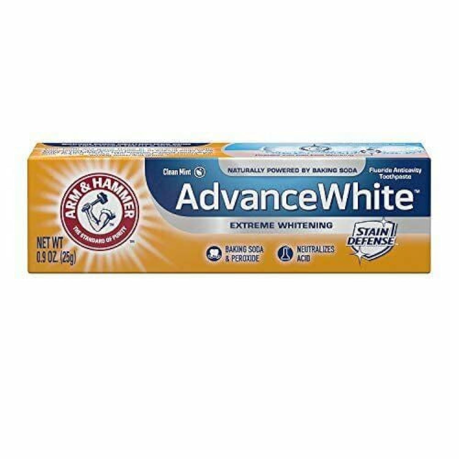 ARM & HAMMER Advance White Baking Soda & Peroxide Toothpaste, Extreme Whitening 4.3 oz