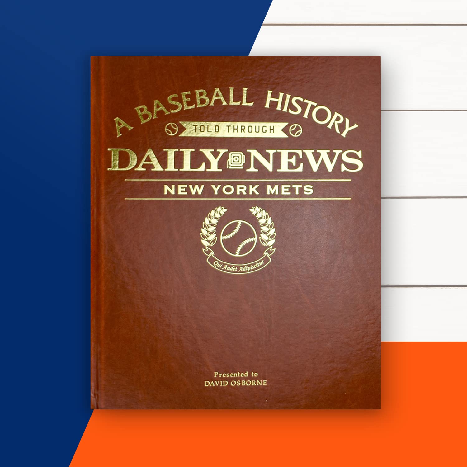 Signature gifts New York Baseball Personalized History Book - Mets Baseball Fan Gift - A Major League History Told Through Archive Newspaper Coverage (New York Mets)