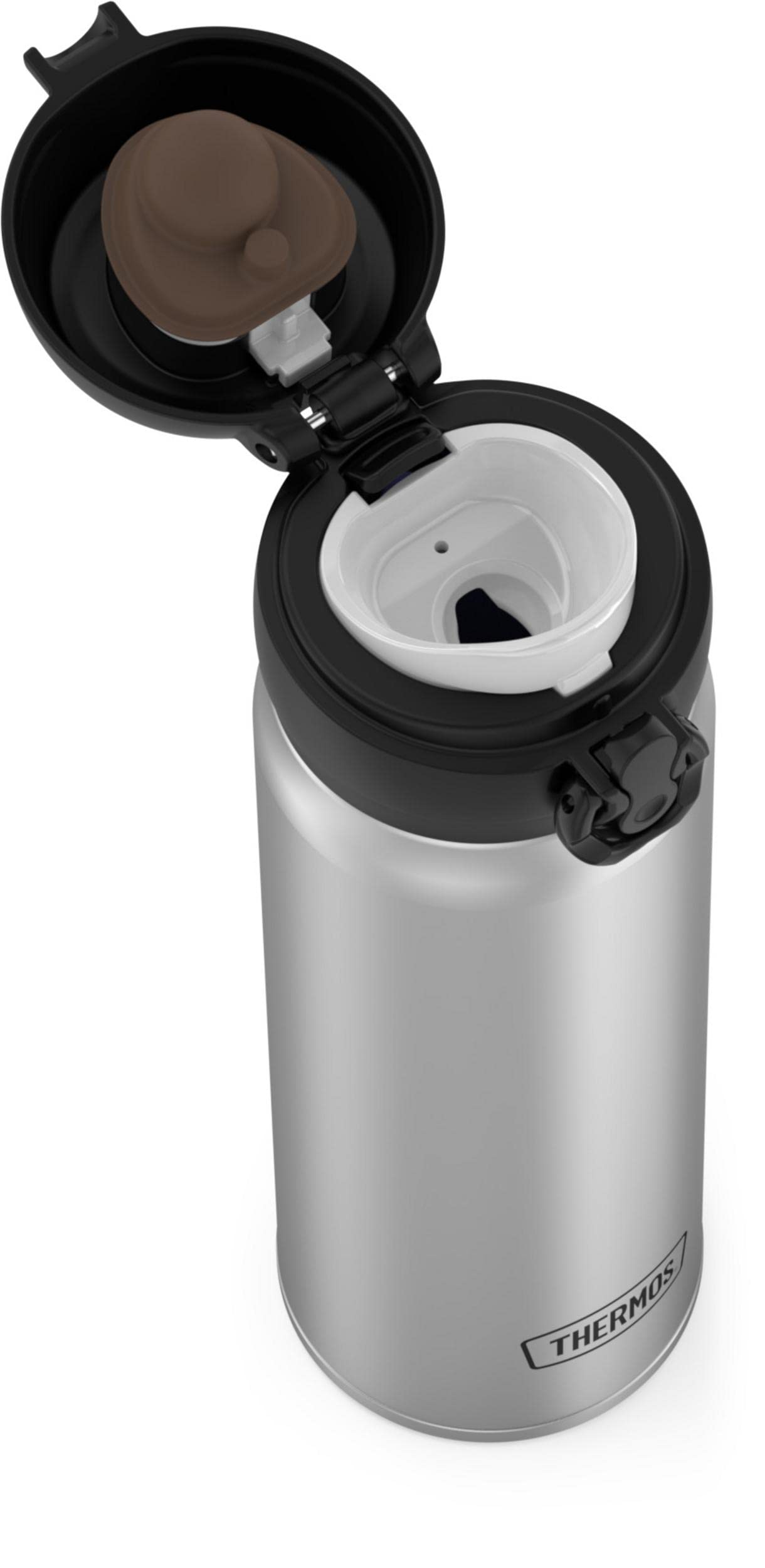 THERMOS 16 Ounce Stainless Steel Direct Drink Bottle, Stainless Steel