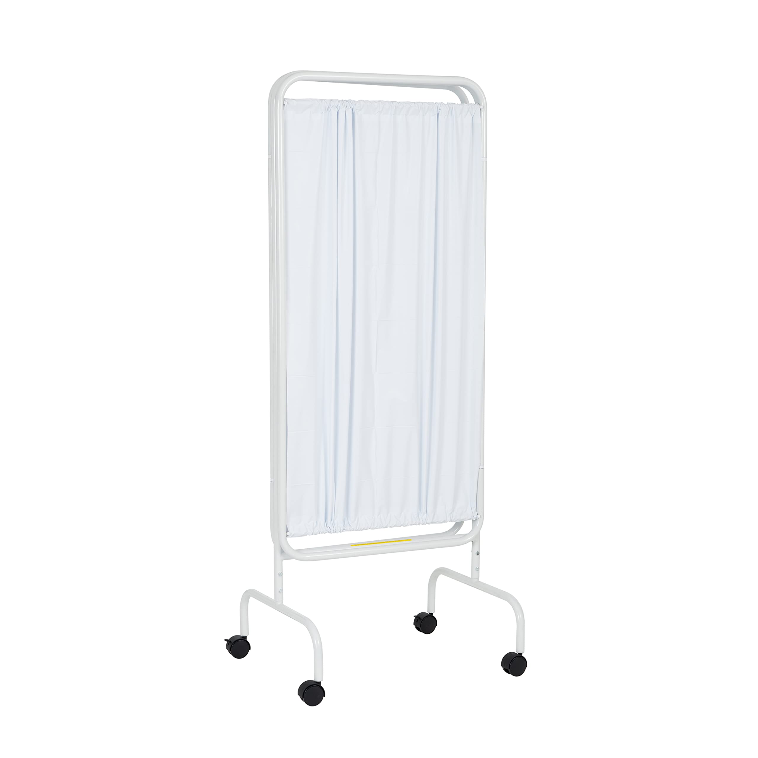 R&B Wire® PSS-3C, Three Panel Mobile Medical Privacy Screen Room Divider, Professional Grade, White