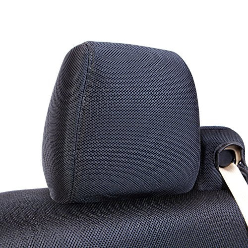 Coverking MSCSMM01FD7419M Custom Fit Molded Seat Cover (1 Row) for Select Ford Models - Mesh Solid (Black)