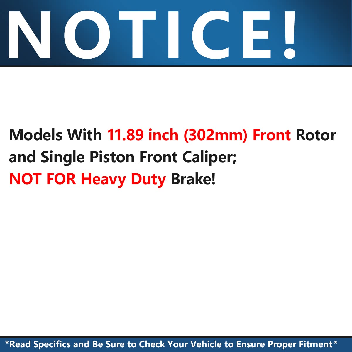 Detroit Axle - Front Brake Kit for Chrysler Town & Country Dodge Journey Grand Caravan Routan Disc Brakes Rotors Ceramic Brake Pads : 11.89" inch Rotor