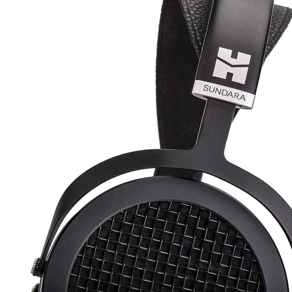 HIFIMAN SUNDARA Hi-Fi Headphone with 3.5mm Connectors, Planar Magnetic, Comfortable Fit with Updated Earpads-Black, 2020 Version