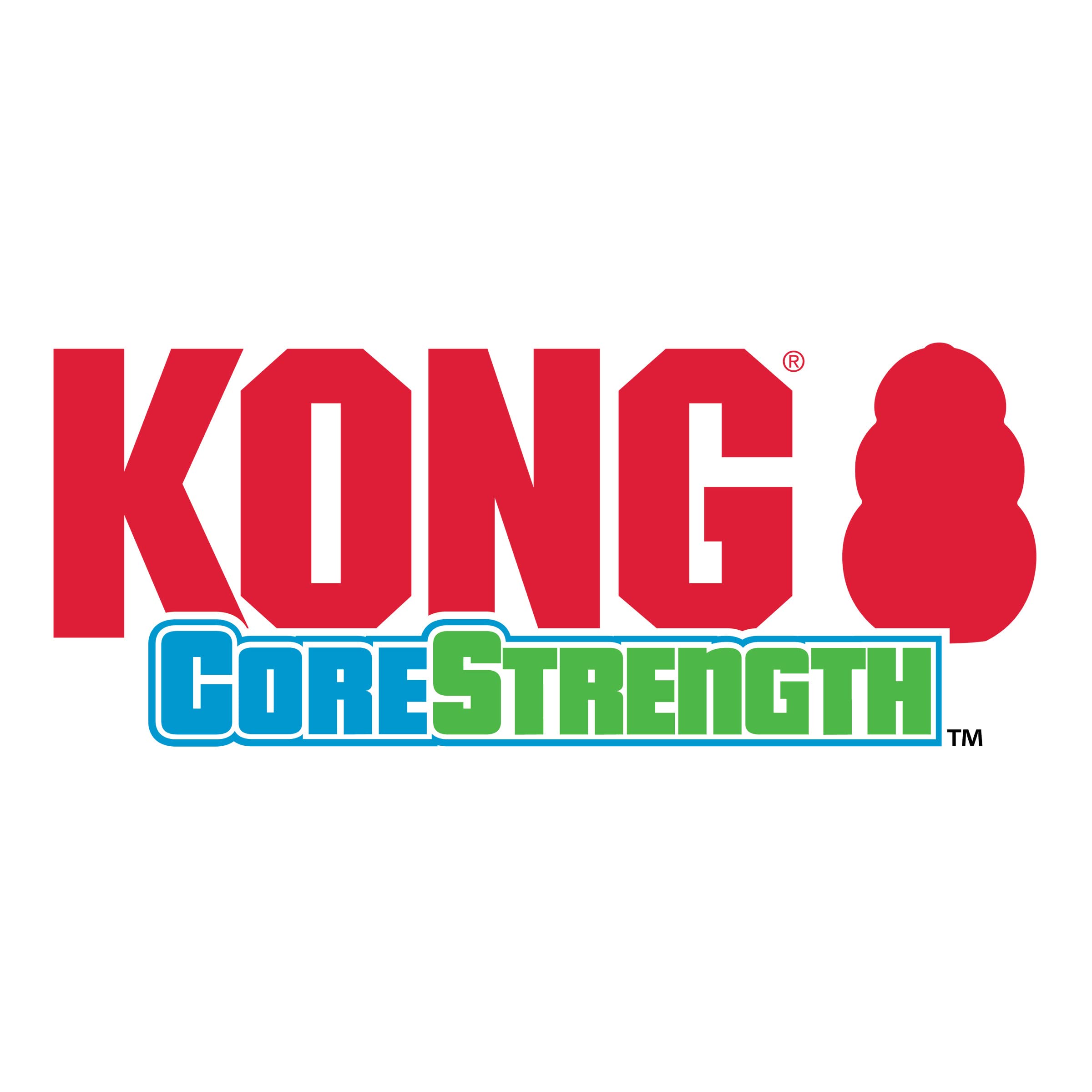 KONG CoreStrength Bone - Dog Dental Chew Toy - Durable, Multi-Layered Dog Toy for Enrichment Play & Dental Care - with Textured Body for Teeth Cleaning - for Medium/Large Dogs