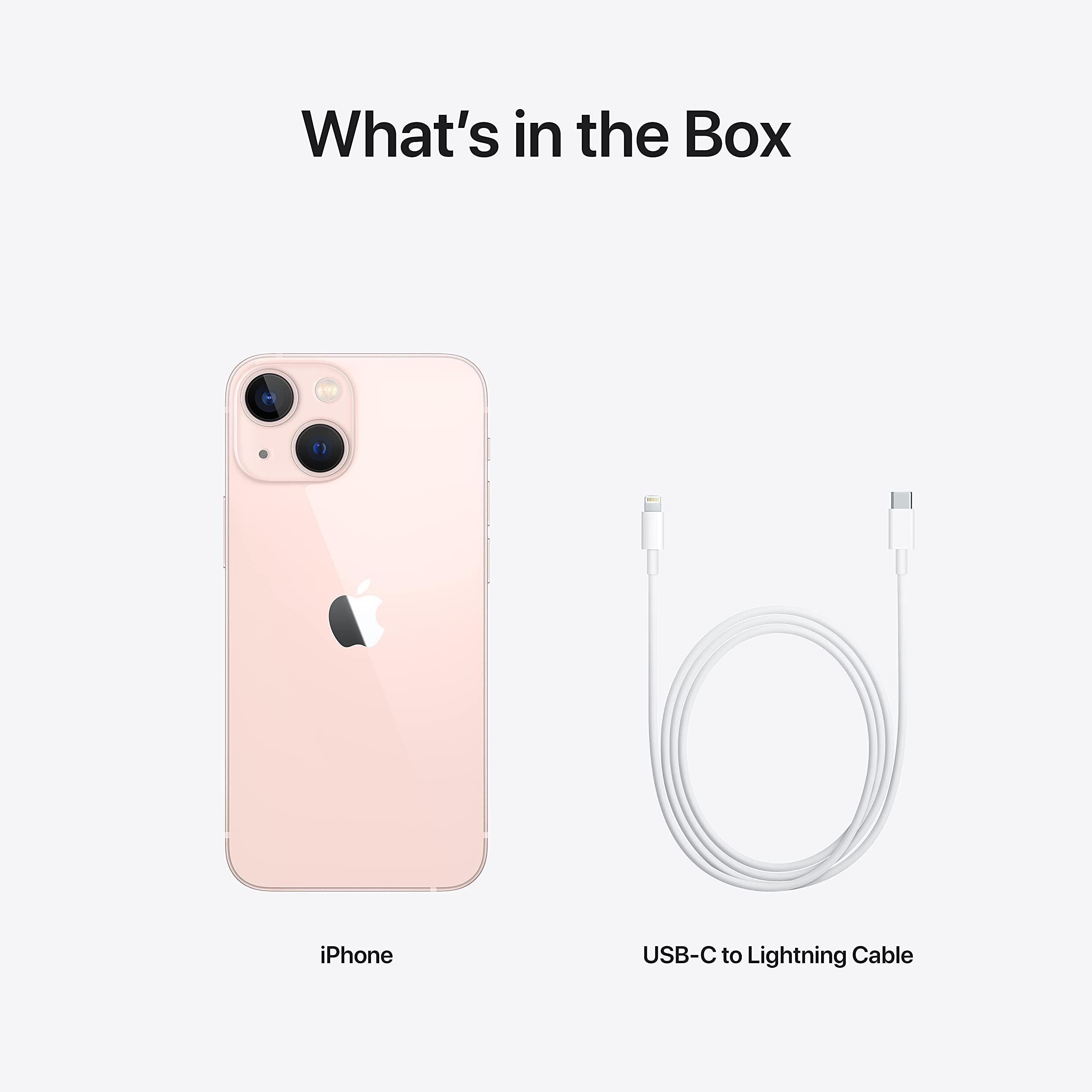 Apple iPhone 13 Mini, 128GB, Pink - Unlocked (Renewed Premium)