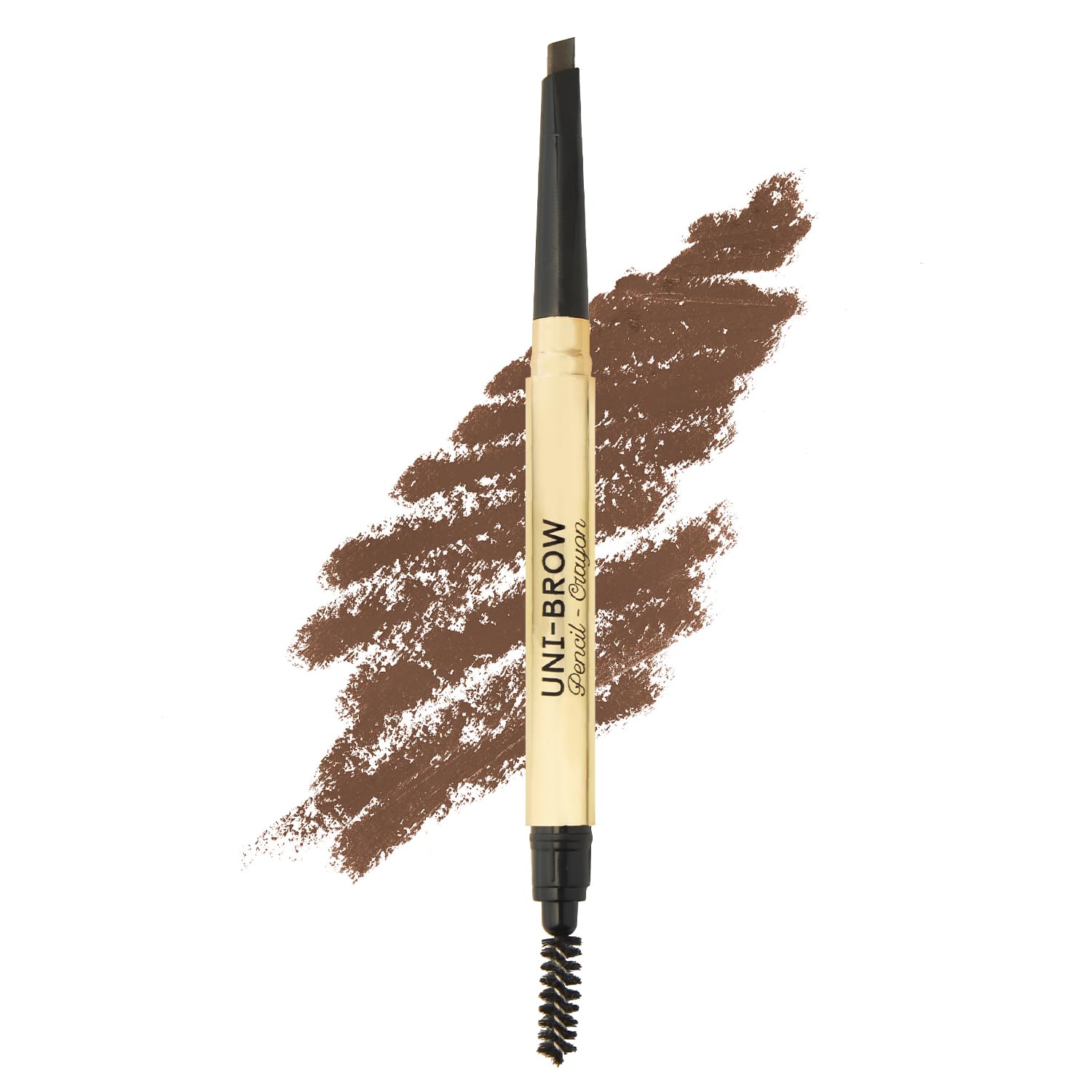 Winky Lux Uni Brow Eyebrow Pencil, Dual Sided with Spoolie, Longwearing Waterproof Eyebrow Crayon, Define Shape and Fill Brows, Brown, Blonde and Taupe Universal Shade