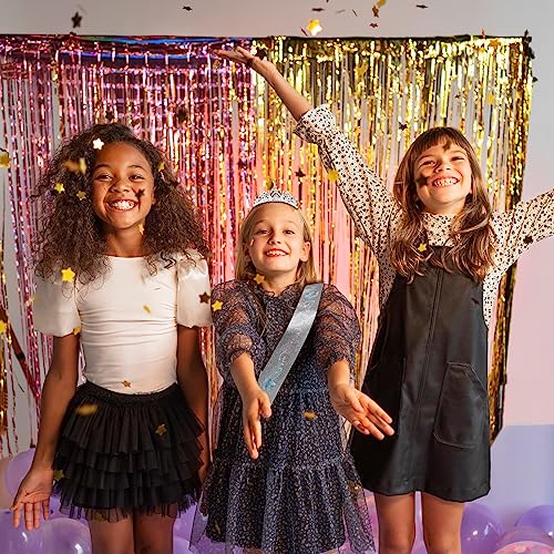 Tiaras for Girls Gold Headband Crowns and Princess Tiaras for Little GIrls Birthday Pageant Cosplay Prom Princess Gold Crown Decorations