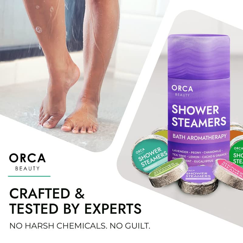 Shower Steamers Aromatherapy - Relaxation Gifts for Women, Shower Bombs, Unique Spa Gifts Shower Tablets, Stocking Stuffers for Women & Men (Variety Pack Scent 8PC)