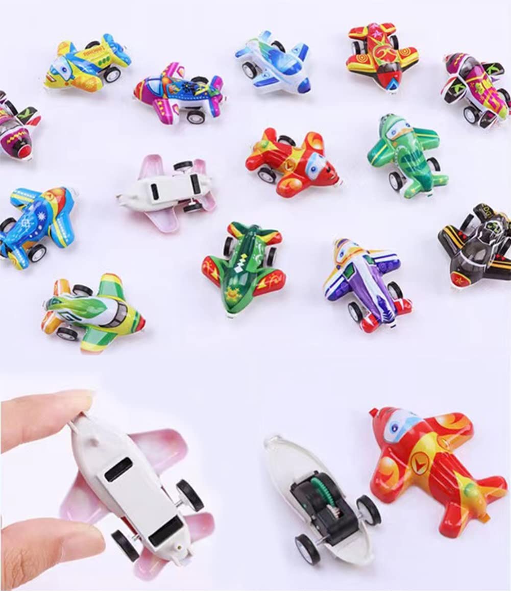 46 Pcs Mini Pull Back Planes and Pull Back Cars for Toddlers Boys and Girls, Pull Back Racing Vehicles Set for Kids, Bulk Toys Treasure Box Toys for Classroom Prizes, Party Favors, Pinata Fillers