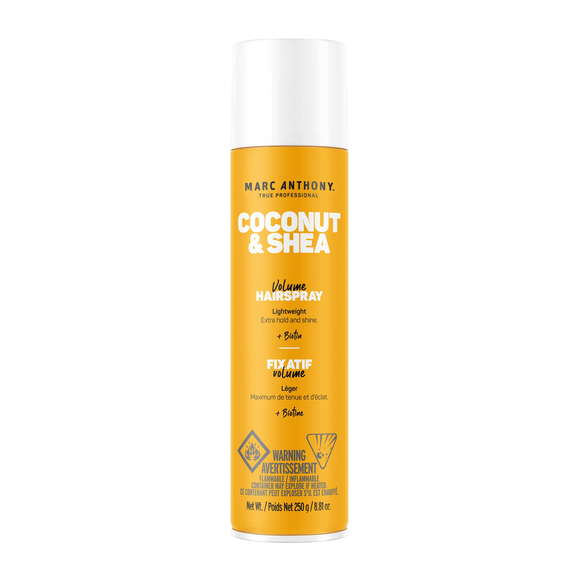 Marc Anthony Coconut Oil Volume Hairspray , Basic, 8.8 Ounce