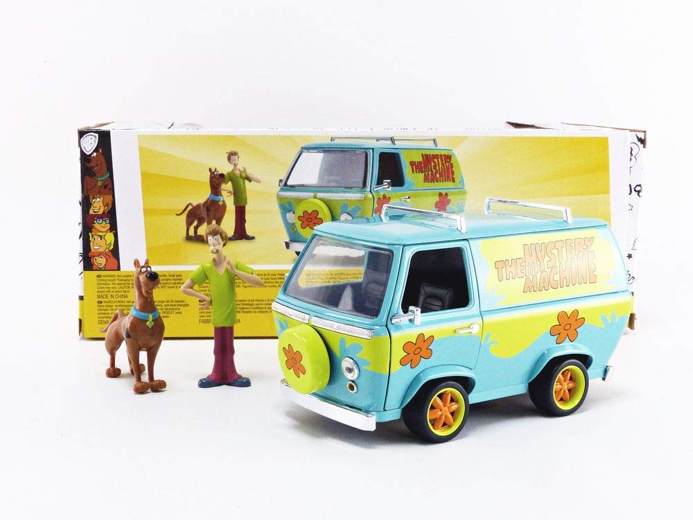 Jada 1:24 Diecast Mystery Machine with Scooby, Green