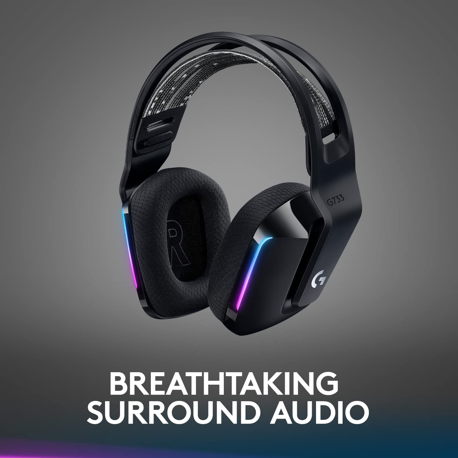 Blue Yeti Game Streaming Kit with Yeti USB Gaming, Podcast Mic, Pop Filter, PC/Mac/PS5 + G733 Lightspeed Wireless Gaming Headset with Suspension Headband, Lightsync RGB, and PRO-G audio - Blackout