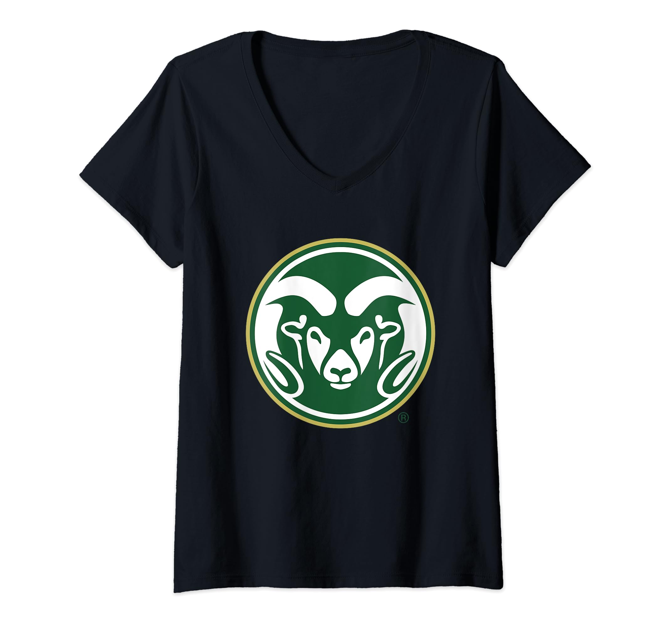 Womens Colorado State Rams Icon Officially Licensed V-Neck T-Shirt