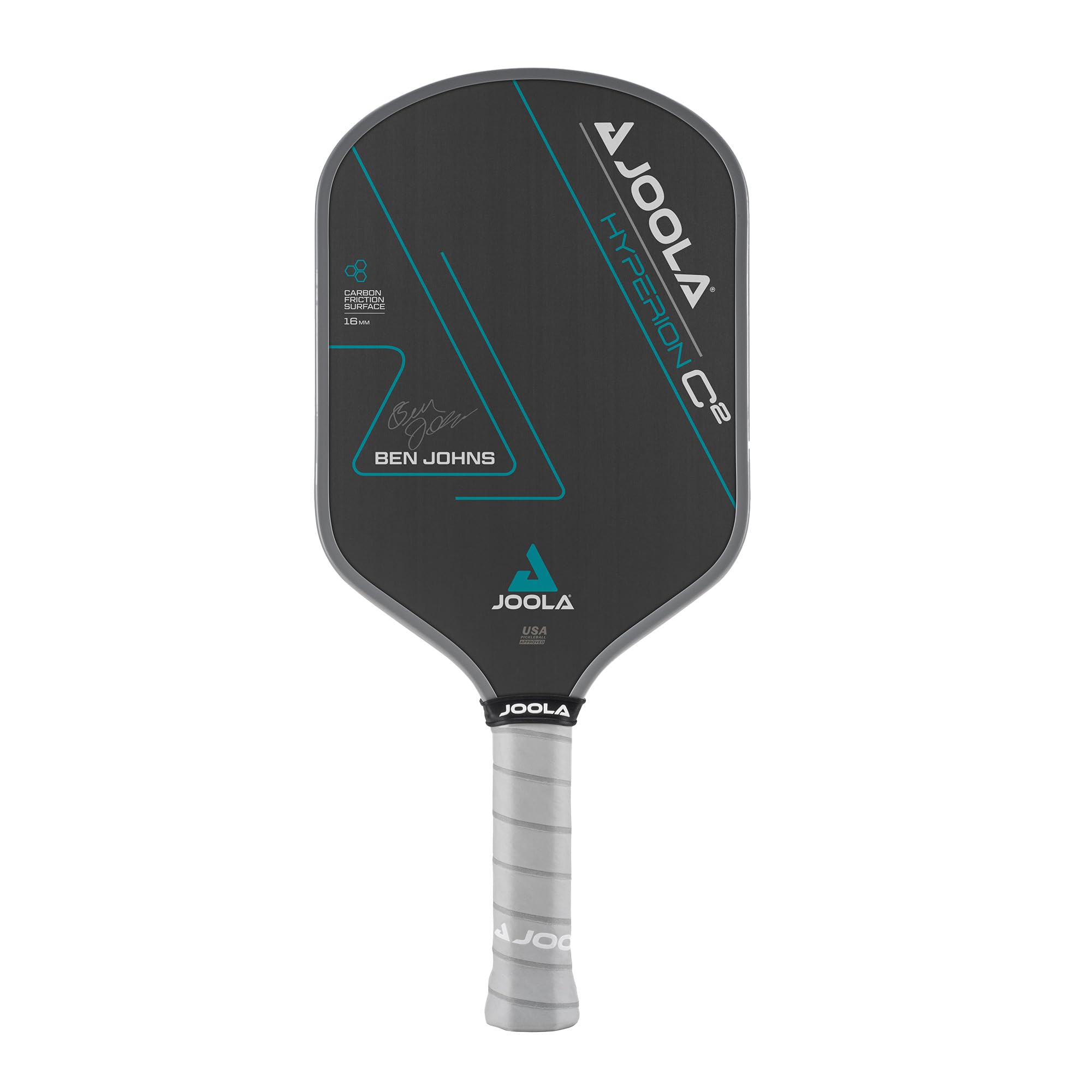 JOOLA Ben Johns Hyperion C2 Pickleball Paddle - Aero-Curve Hyperion Shape with Charged Surface Technology from The Ben Johns Perseus - Balanced Pickleball Racket with Pop & Power - USAPA Approved