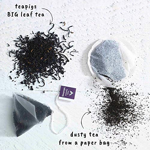 teapigs Black Tea Bags Made With Whole Leaves Pack of Tea Bags, english breakfast, 50 Count (5423)