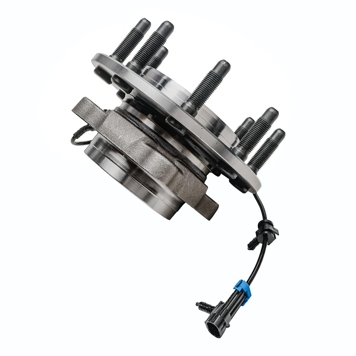 Detroit Axle - Front Wheel Bearing Hubs for Silverado Sierra 2500 3500 HD, Chevy GMC Suburban Yukon XL 2500 Hummer H2, Wheel Bearing and Hubs Assembly Set, Pair Hubs Replacement