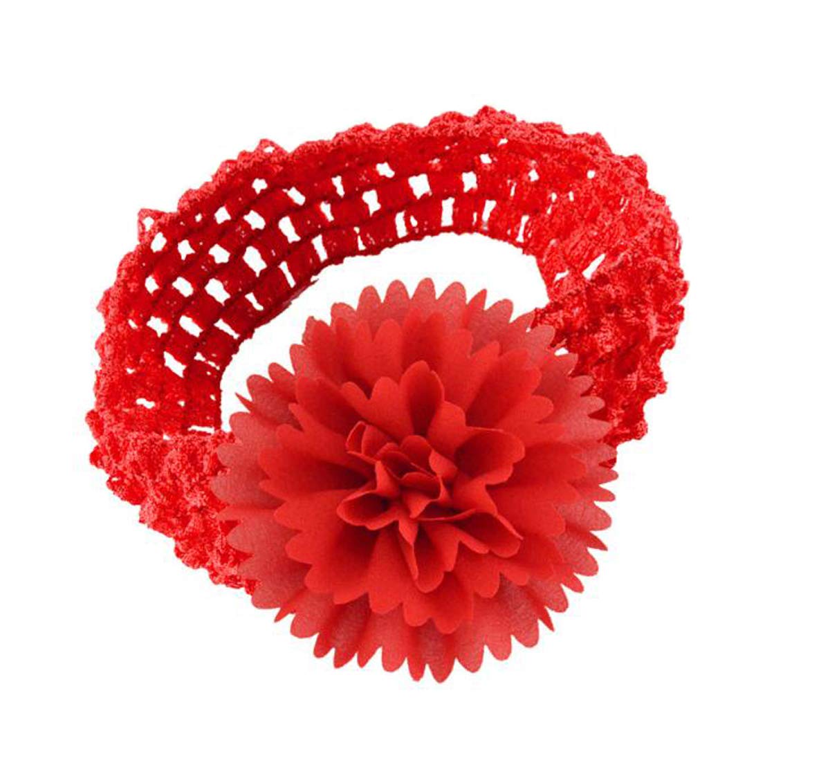 Ewanda store 15 Pcs Baby Girls Chiffon Headbands Peony Flower Baby Headband Baby Hair Accessories for Newborn Toddler Infants Girls