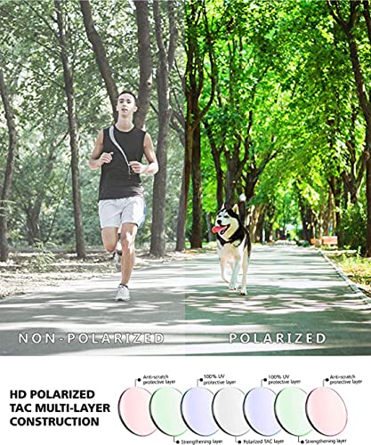 ER00 F26 Polarized Sunglasses Women Men Fishing Running Outdoor Sport Gifts Padel beach