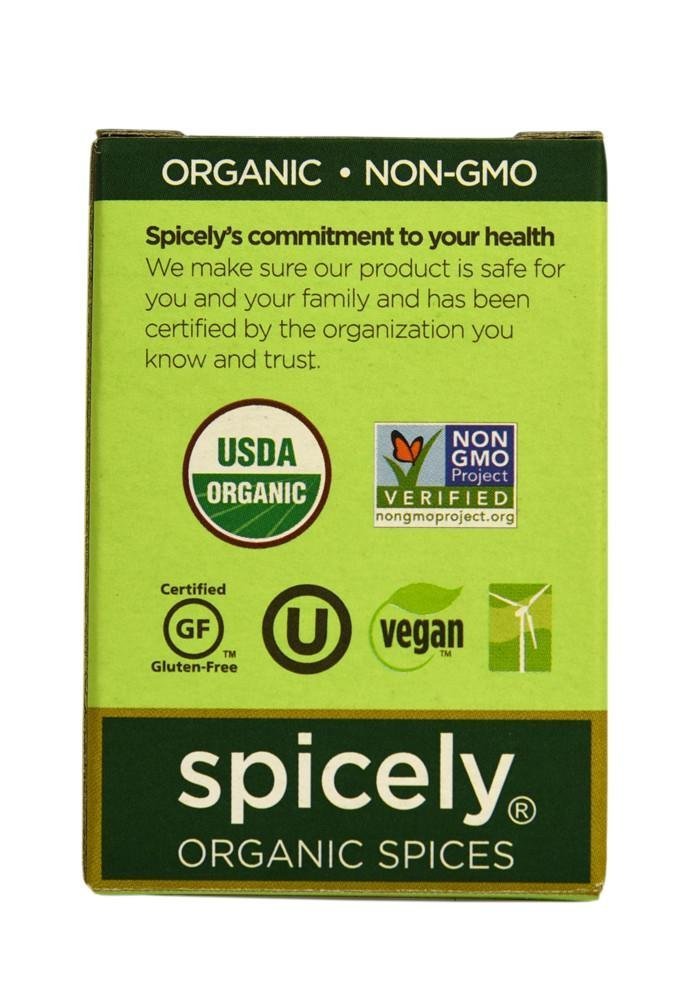 SPICELY Organic Ground Mustard, 0.4 OZ