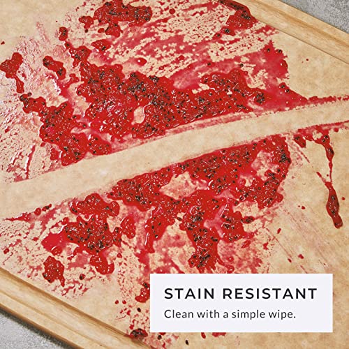 Elihome Classic Series Cutting Boards 2-piece set, Natural Wood Fiber Composite, Dishwasher Safe, Eco-Friendly, Juice Grooves, Non-Porous, Made in USA, Medium (10"x 13"x 1/4”) Small (7" x 10" x 1/4")