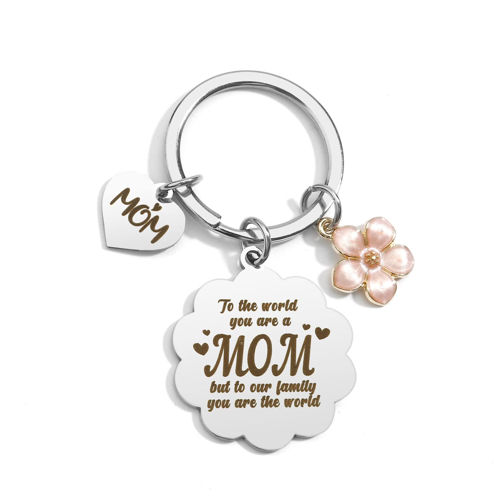 DUIOQ Mom Gifts from Daughter Son,Mothers Day Gifts for Mom from Daughter Son,Birthday Gift for Mom,New Mom Gifts Keychain for Women,Christmas for Stocking Stuffers for Mom