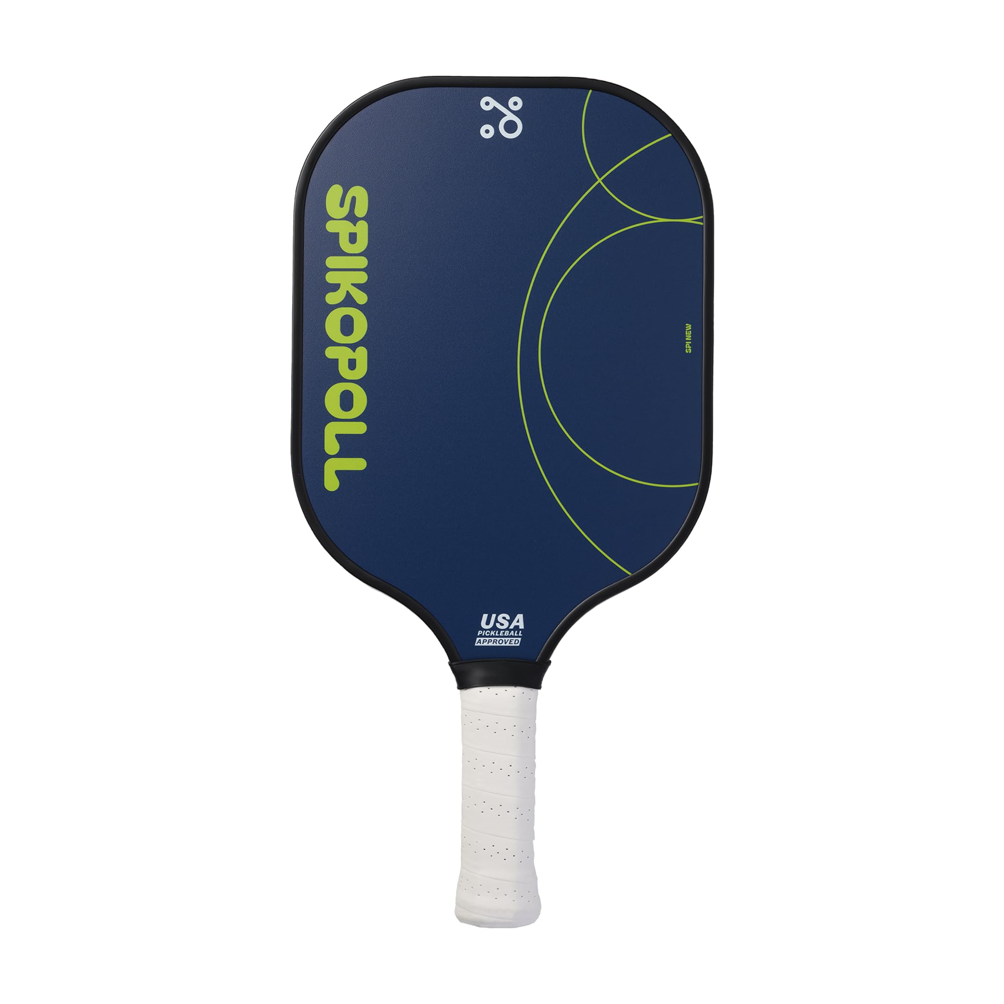 SPI NEW by SPIKOPOLL Pickleball Paddles Set of 2, USAPA Approved, Lightweight, Durable Fiberglass Pickleball Rackets with Polypropylene Honeycomb Core (Deep Blue & Light Blue) (Deep Blue & Light Blue)