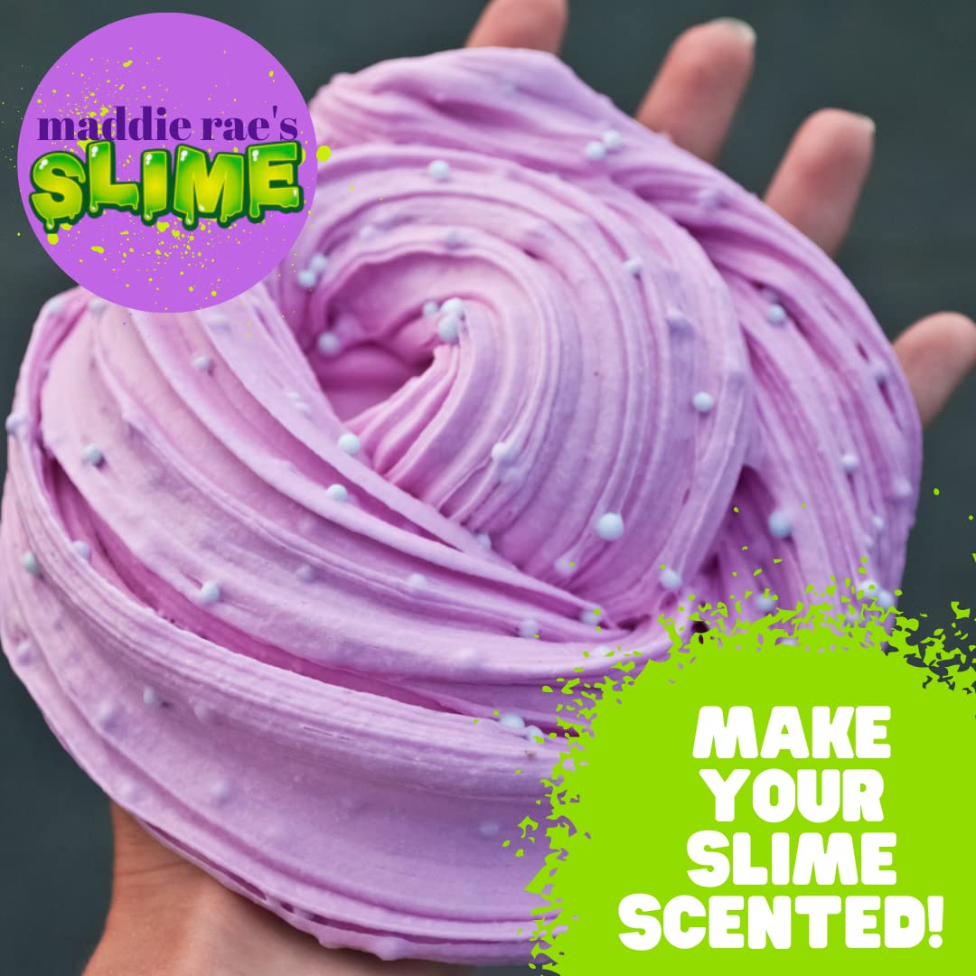 Maddie Rae's Slime Yummy Scented Oils (12 Pack) - X Large 10ml (.34 oz) Natural Food Fragrance Bottles for Diffusers, Aromatherapy, Essential Oil, DIY Candle & Soap Making, Crafts, Supplies, Gift