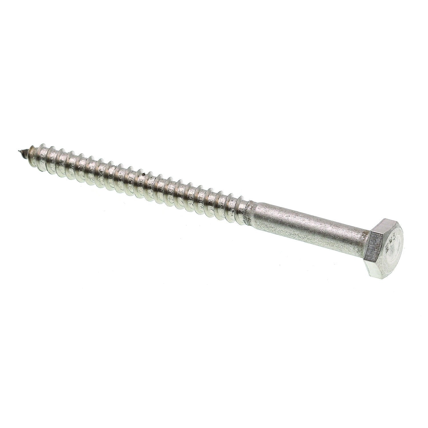 Prime-Line 9055211 Hex Lag Screws, 1/4 In. X 3-1/2 In., Grade 18-8 Stainless Steel (25 Pack)