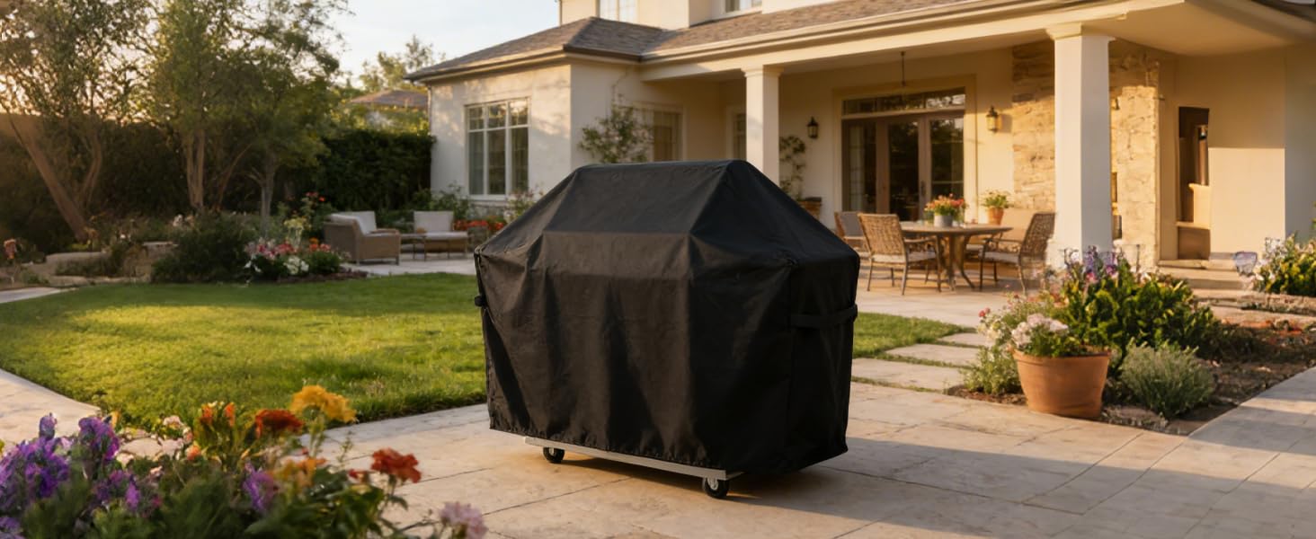 Grill Cover for Nexgrill Neevo 720 Smart Grill,for Nexgrill 720-0888/720-0830,52" L x 24" W x 43" H 600D Heavy Duty Waterpoorf Outdoor Fade Resistant BBQ Grill Cover for Nexgrill Neevo