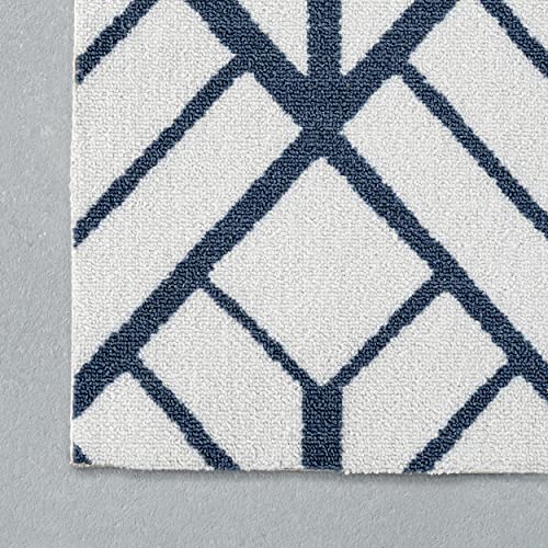 nuLOOM Tiffany Contemporary Diamond Indoor/Outdoor Area Rug, 5x8, Blue