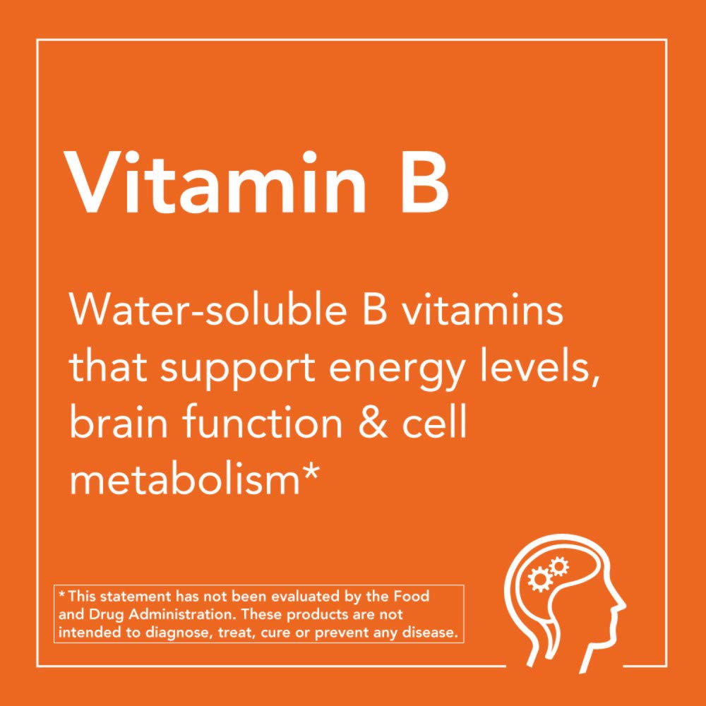 NOW Vitamin B-6 100mg,250 Capsules (Pack of 2)