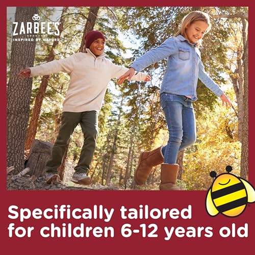 Zarbee's Kids All-in-One Day/Night Cough Value Pack for Children 6-12 with Dark Honey, Turmeric, B-Vitamins & Zinc, 1 Pediatrician Recommended, Drug & Alcohol-Free, Grape Flavor, 4FL Oz (Pack of 2)