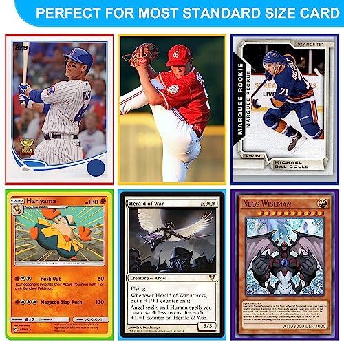 Yellow Card Sleeves Fit for MTG, 300ct Perfect Fit Standard Matte Card Sleeves for Trading Card Sports Card Baseball Card TCG Magic Commander, Sturdy and Nice Shuffling Textured Soft Sleeves