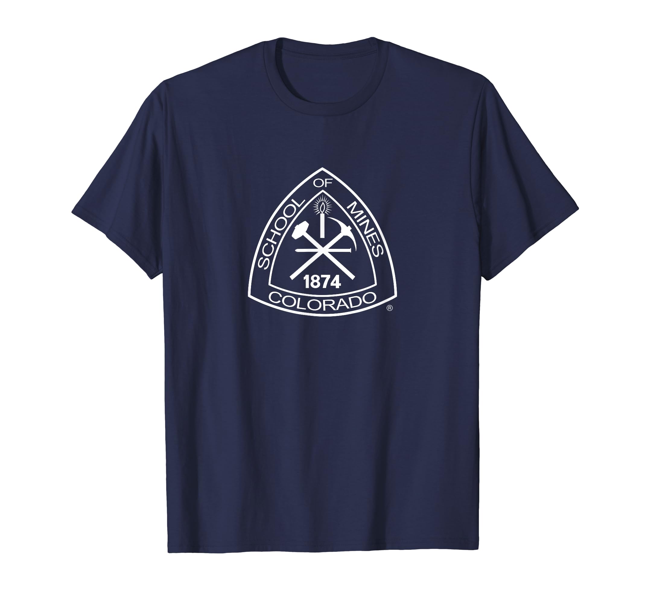 Colorado School Of Mines Orediggers Icon Logo Navy T-Shirt