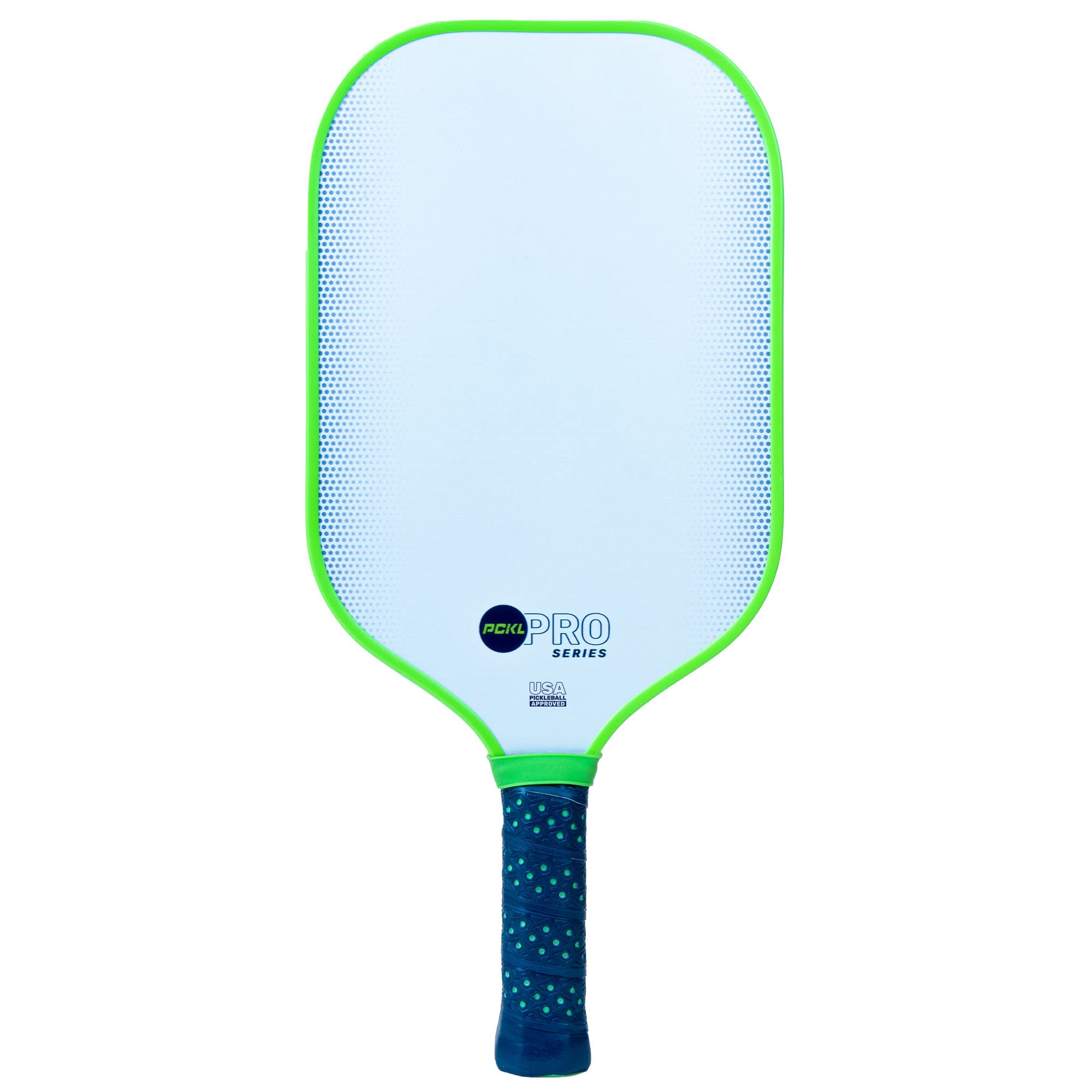 PCKL Pickleball Paddle Pro Series and Power Series | USA Pickleball Approved | Graphite Carbon Face | Edgeless Design | Choose Blue or White Pickleball Paddle