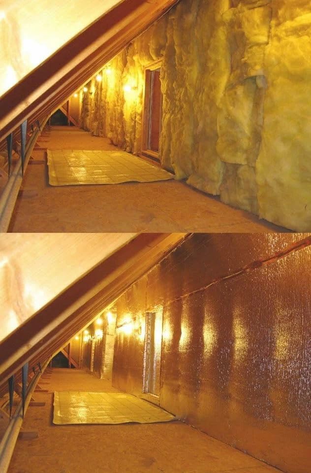500sqft Reflective Foam Core Insulation, Radiant Barrier 60" X 100ft roll