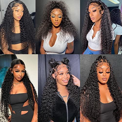 4GIRL4EVER Highlight Ombre Straight 4x4 Lace Front Wig Human Hair 180% Density Full Closure HD Lace Pre Plucked Wigs Human Hair 4/27 Brown Colored Honey Blonde Wigs for Women 10 Inch