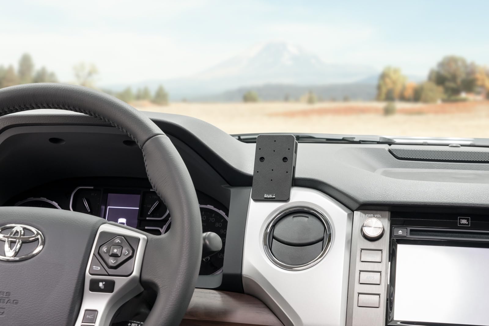 Scosche ProClip Center Dash Mount Compatible with 2014 to 2021 Toyota Tundra Trucks with StuckUp™ Universal Phone Mount Bundle