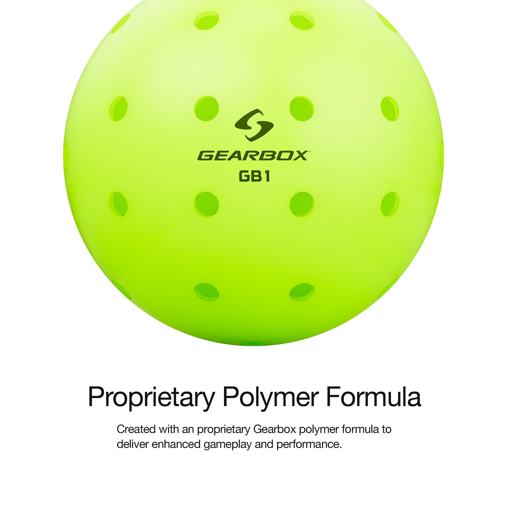 Gearbox GB1 Pickleball Balls (12-Pack)