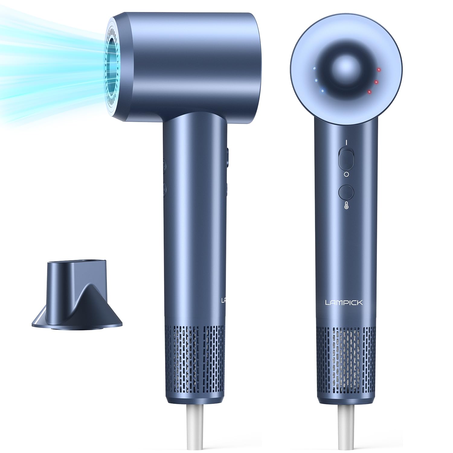 LAMPICK Hair Dryer & Magnetic Air Nozzle Replacement