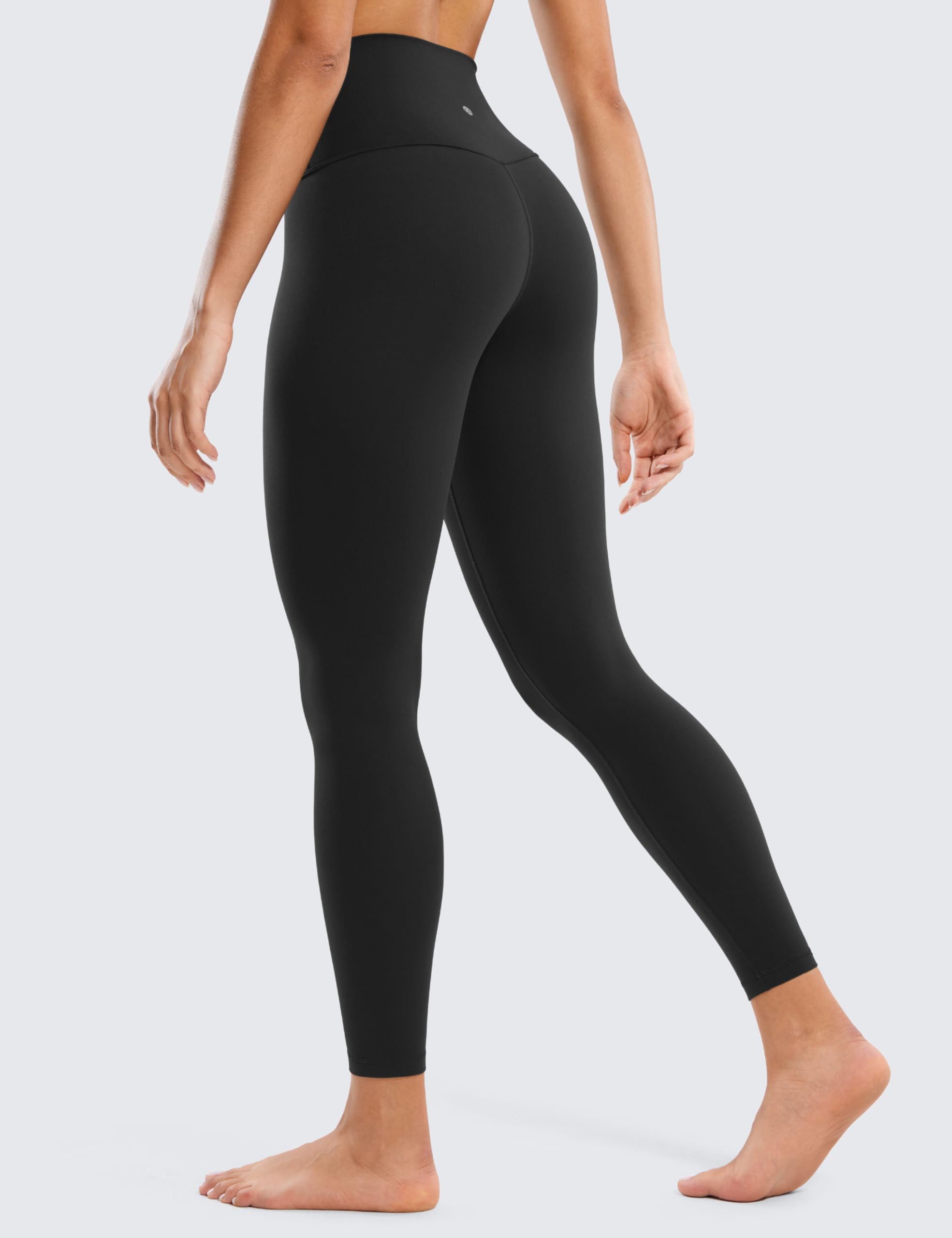 CRZ YOGA Butterluxe High Waisted Lounge Legging 25" - Buttery Soft Workout Yoga Pants for Women Black Small