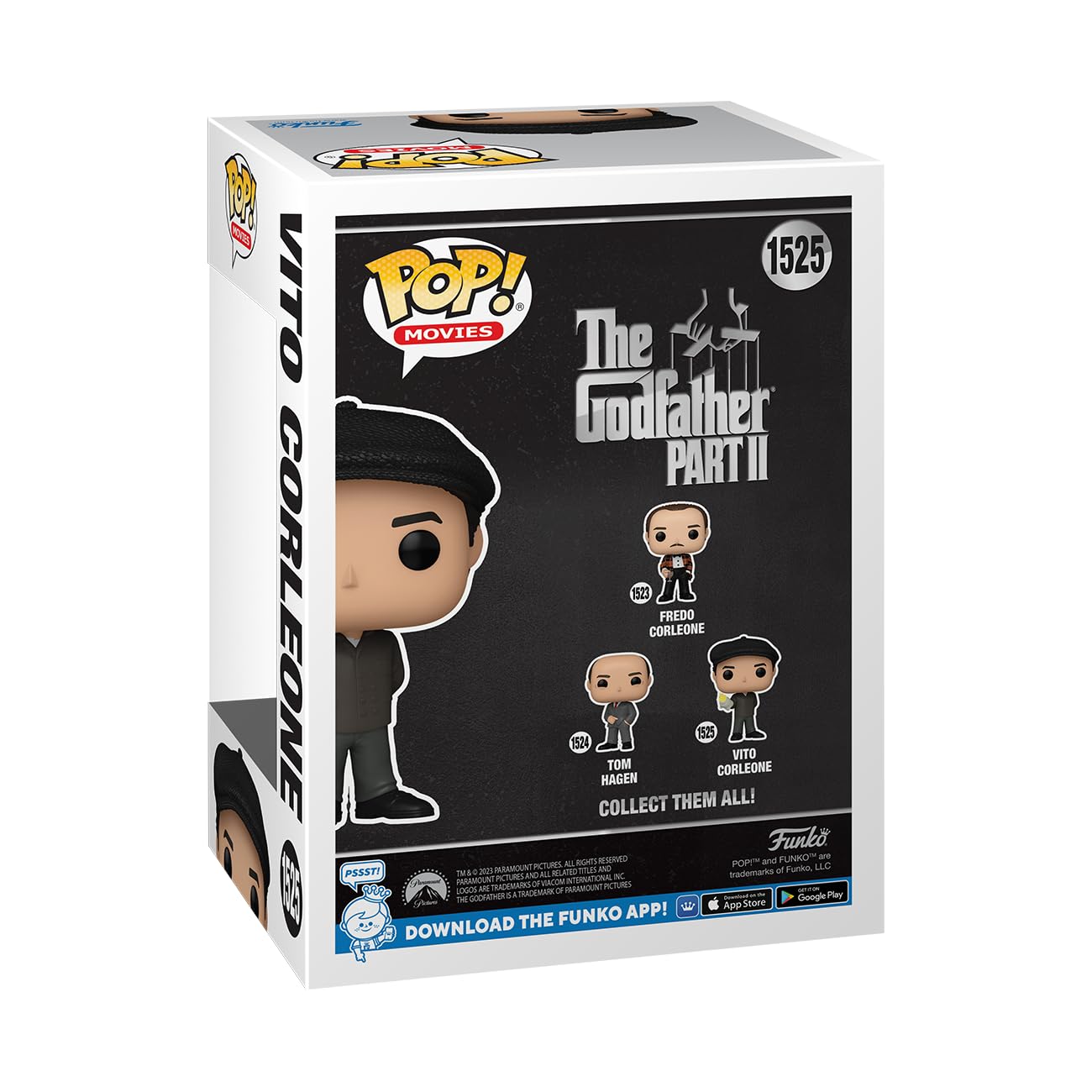 Funko POP! Movies: The Godfather Part 2- Vito Corleone - Collectable Vinyl Figure - Gift Idea - Official Merchandise - for Kids & Adults - Movies Fans - Model Figure for Collectors and Display